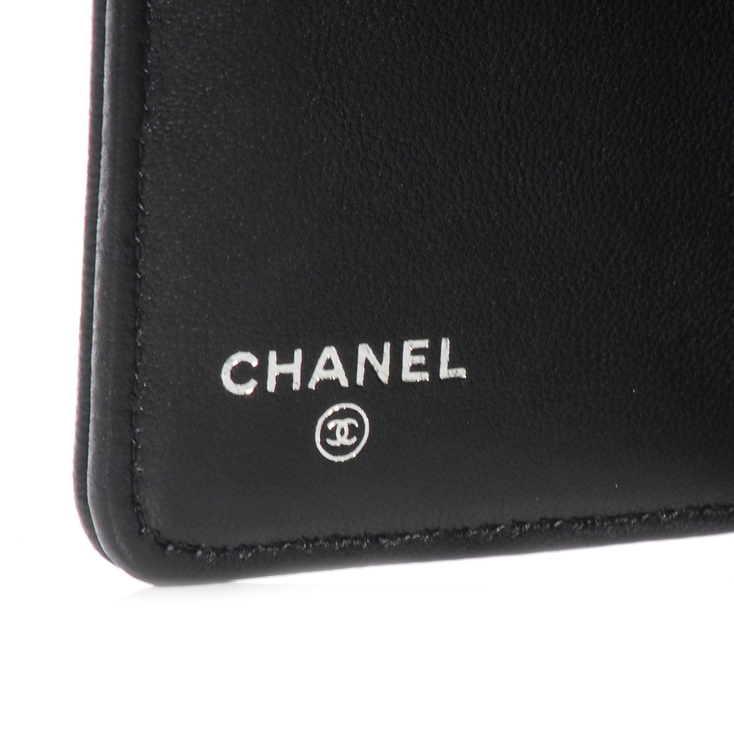 Chanel Lambskin Compact Boy Wallet Black 6 of 7