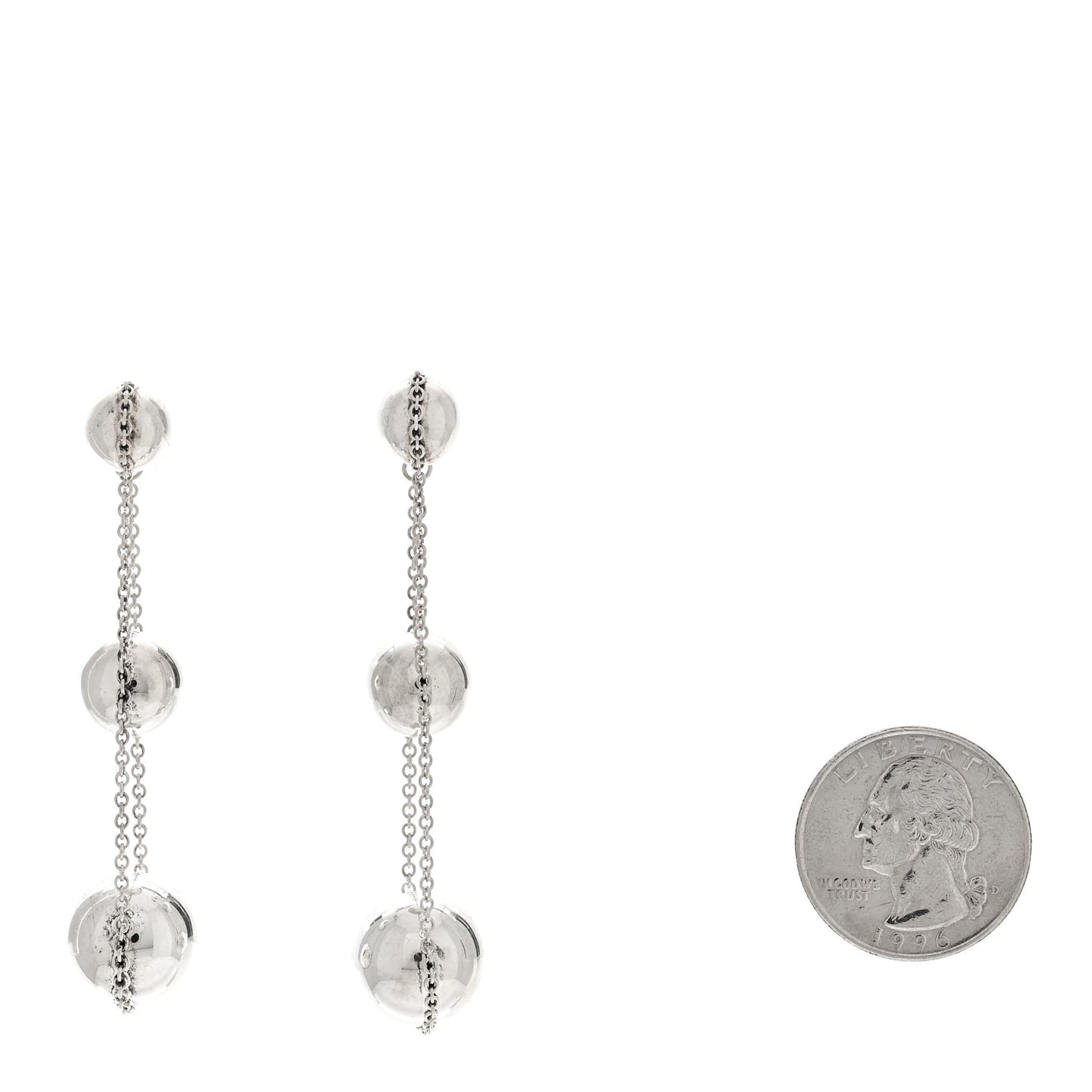 Sterling Silver HardWear Triple Drop Earrings