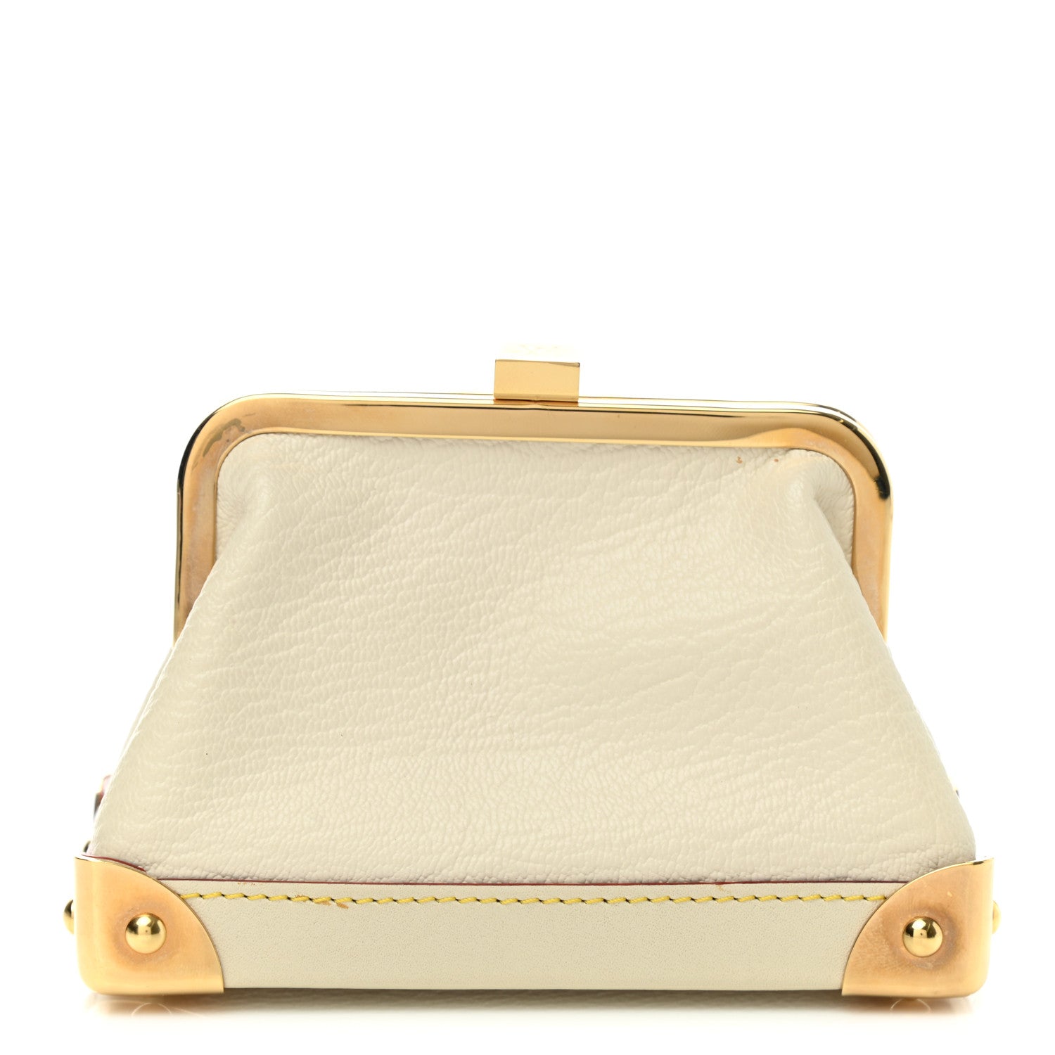Louis Vuitton Suhali Porte-Monnaie Coin Purse White 1 of 7