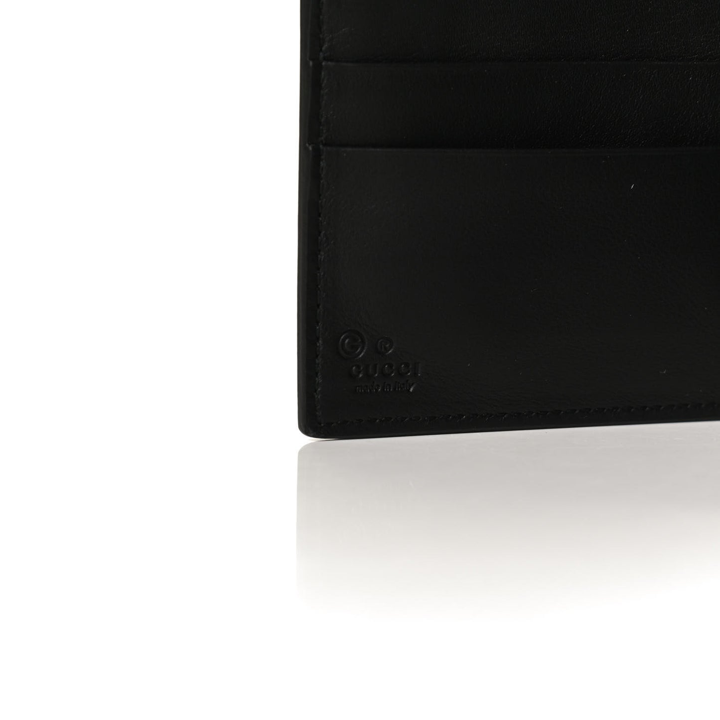 Microguccissima Passport Case Black