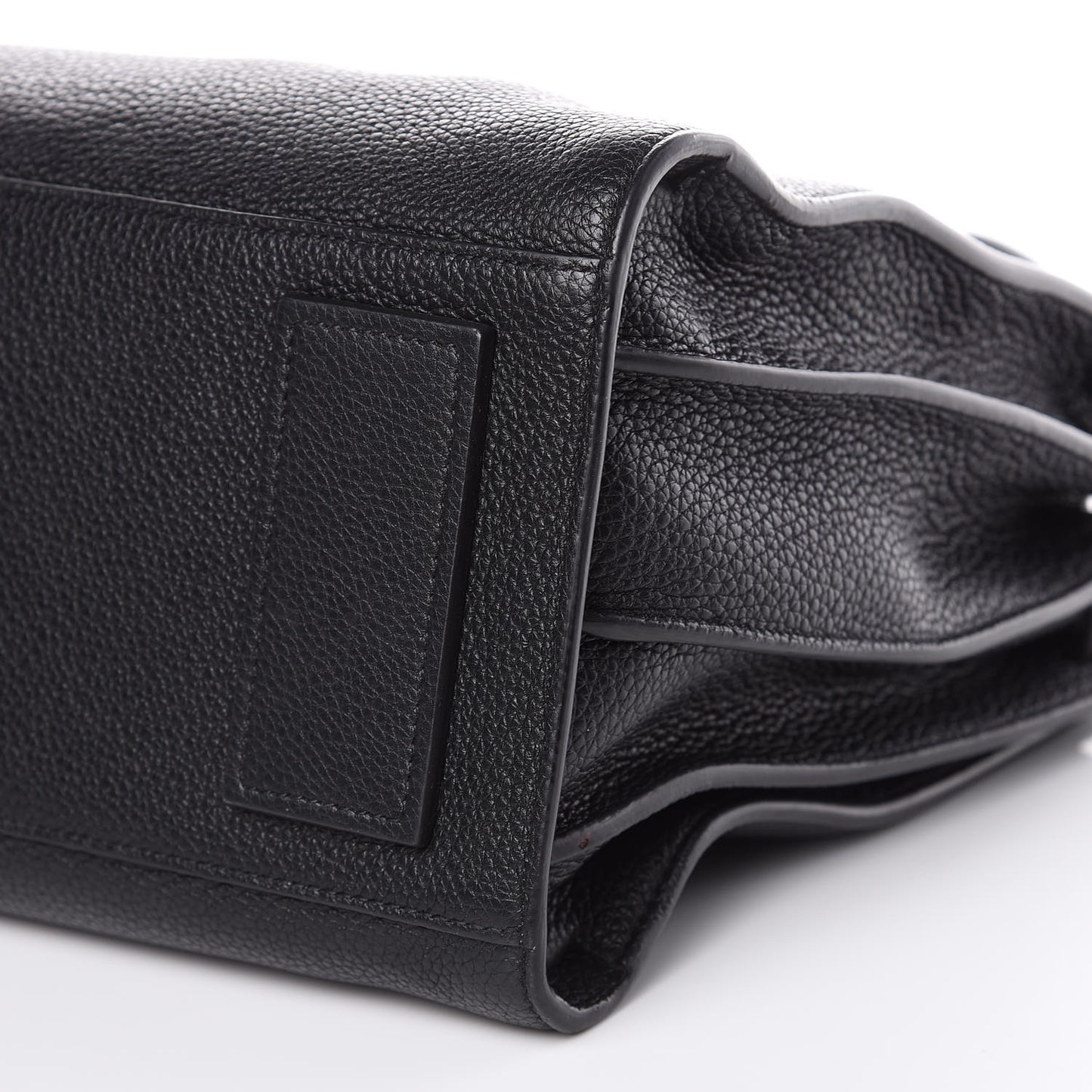 Grained Calfskin Small Supple Sac De Jour Black