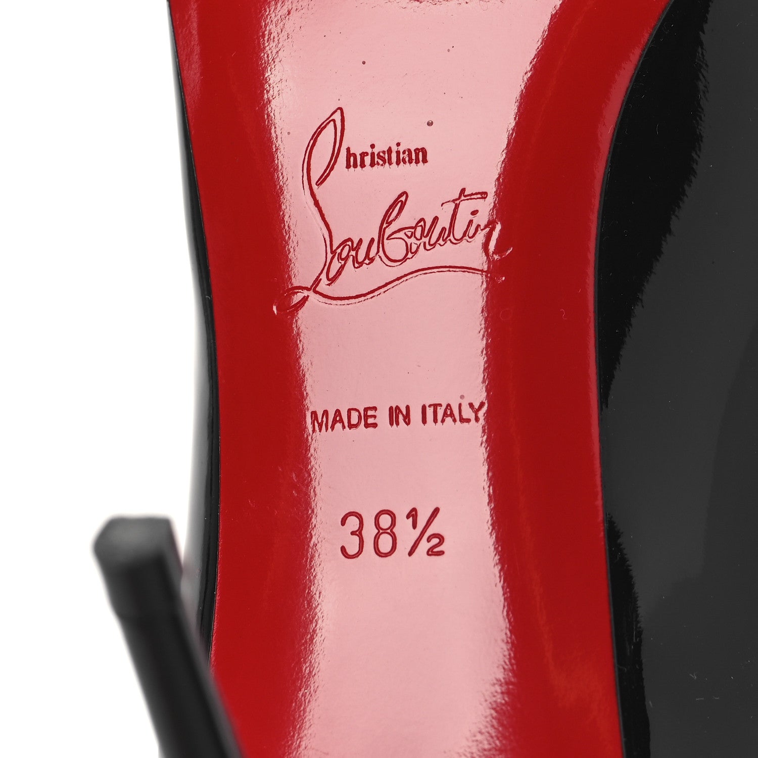 Christian Louboutin Patent Kate 85 Pumps 38.5 Black 7 of 9