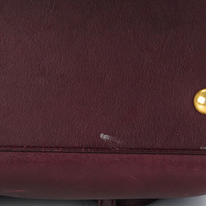 Saint Laurent Calfskin Small Classic Y Cabas Bordeaux 6 of 9