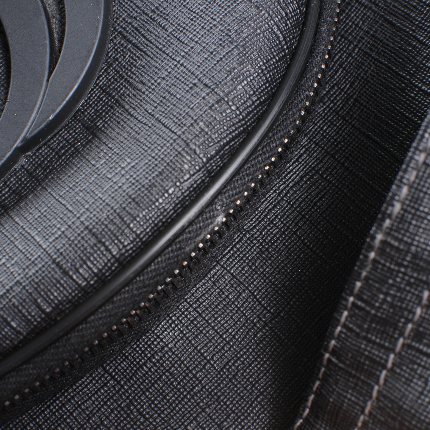 Coated Canvas Interlocking G Travel Backpack Black