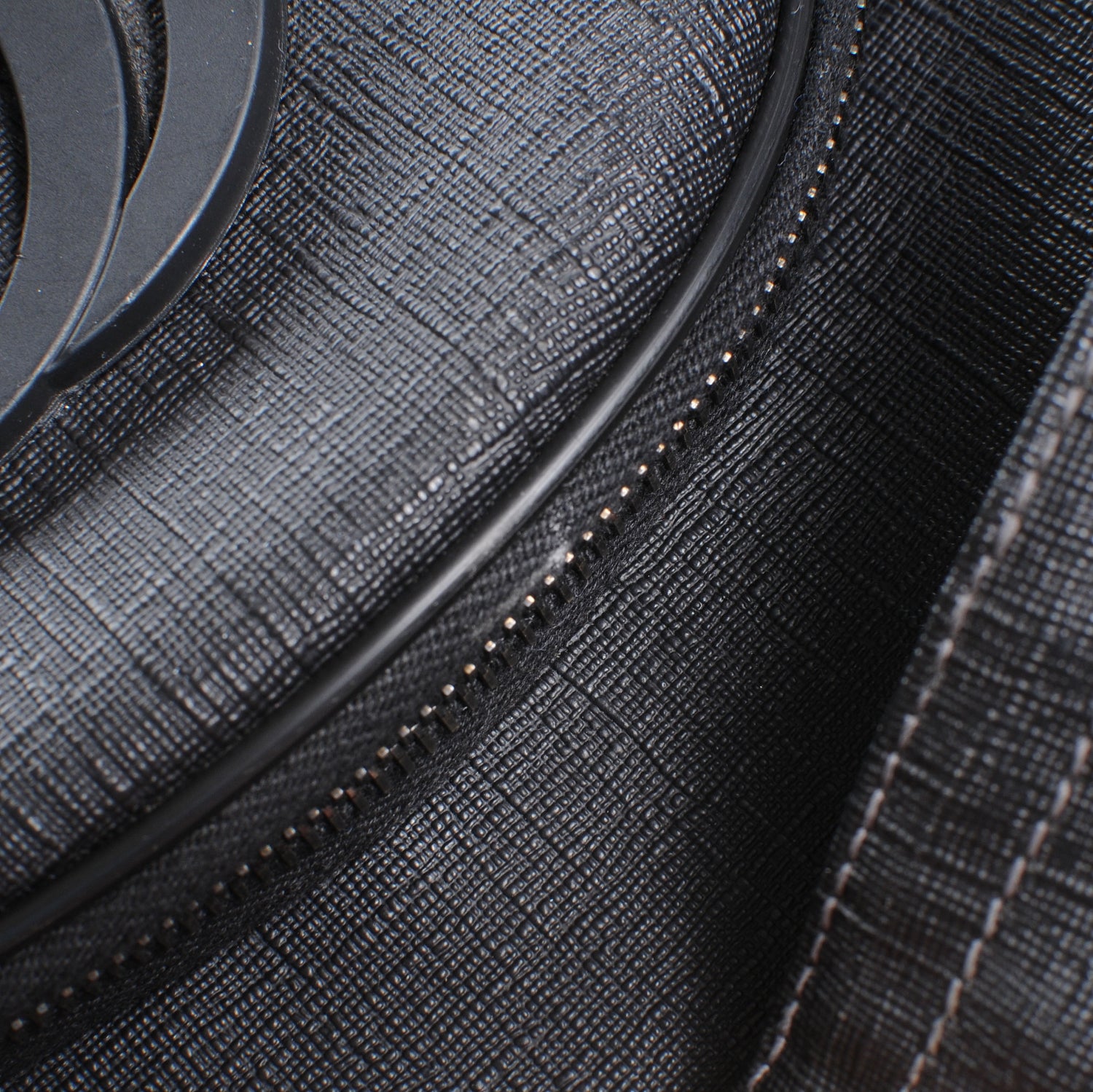 Gucci Coated Canvas Interlocking G Travel Backpack Black 12 of 14