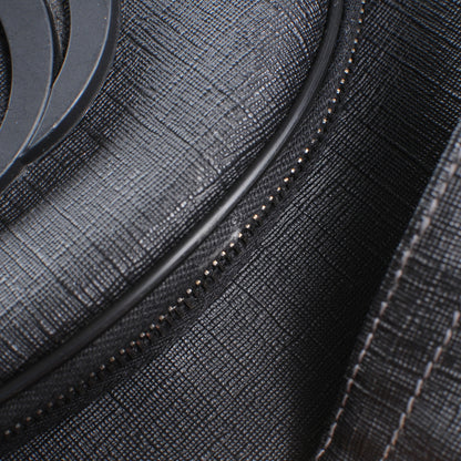 Gucci Coated Canvas Interlocking G Travel Backpack Black 12 of 14