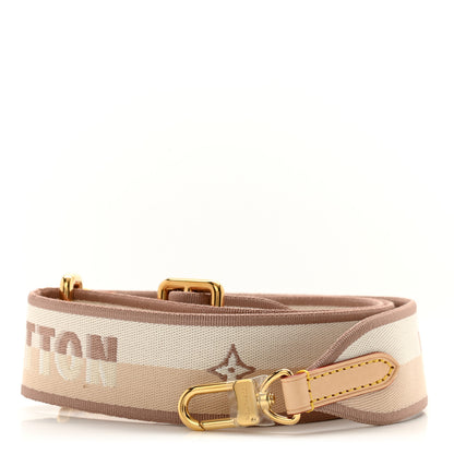 Louis Vuitton Jacquard Speedy Bandouliere 20 Shoulder Strap Beige 1 of 3