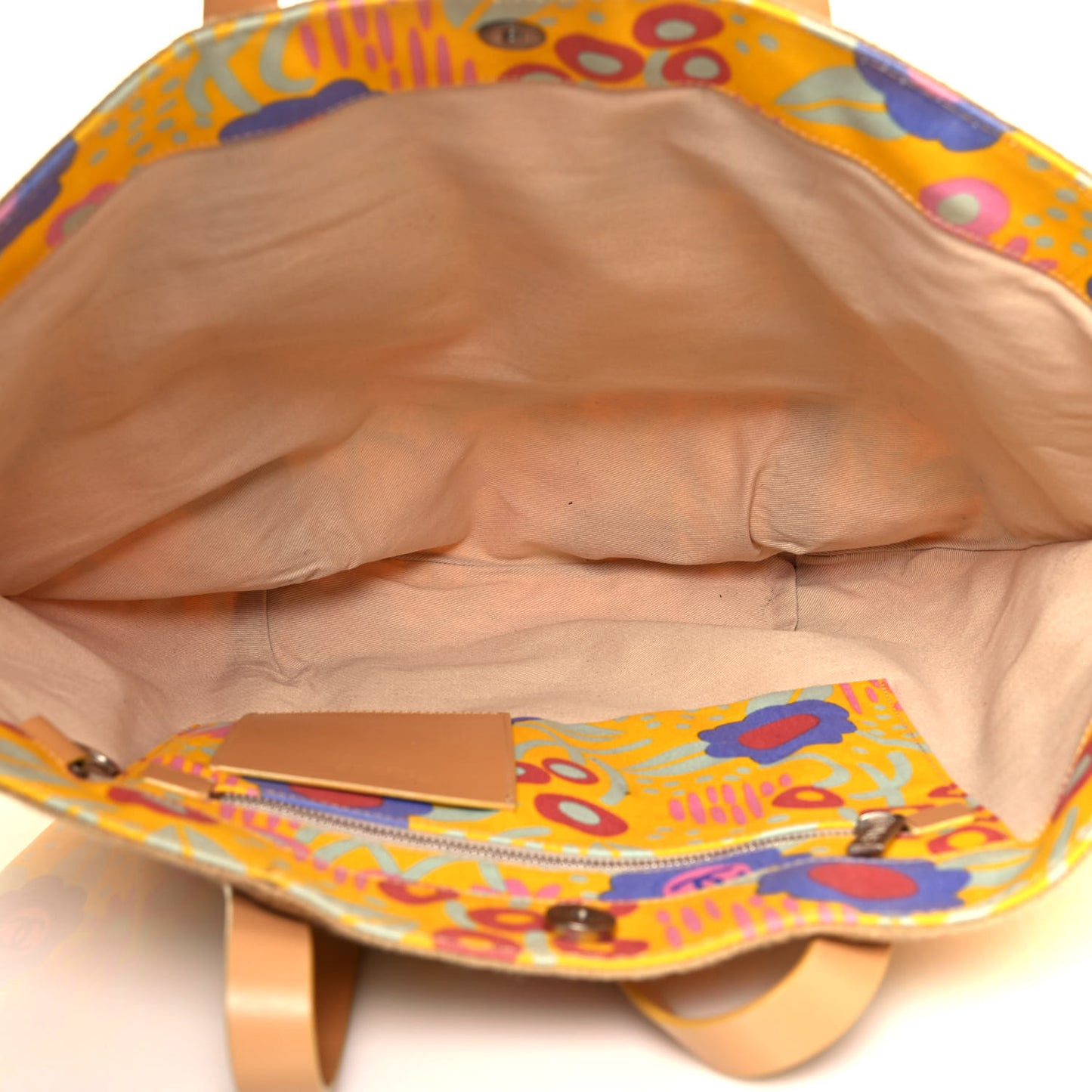 Canvas Printed Tote Multicolor