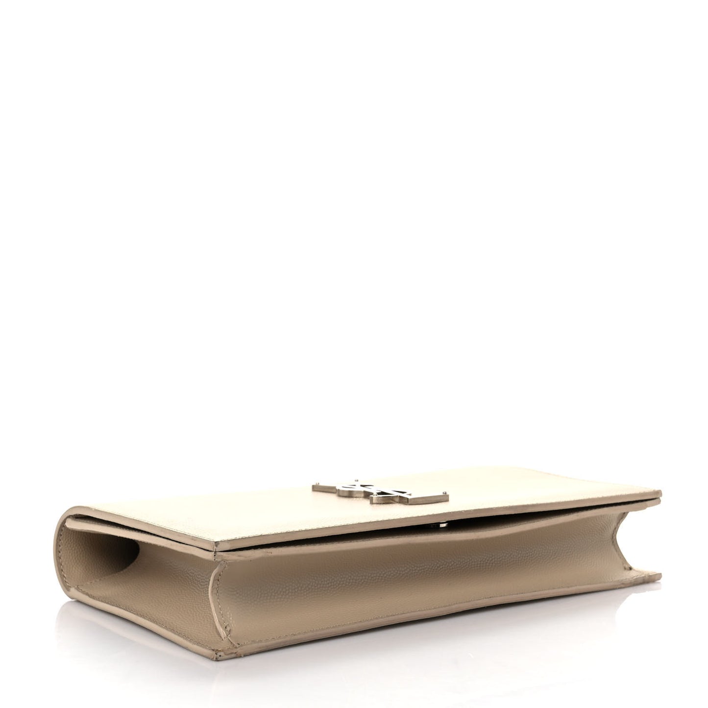 Grain De Poudre Classic Kate Monogram Clutch Nude Powder