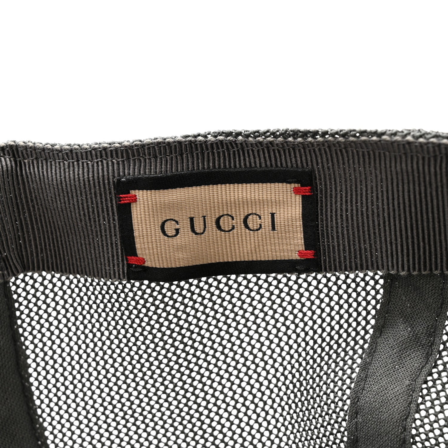 Gucci GG Supreme Monogram Baseball Hat XL Grey Black Graphite Grey