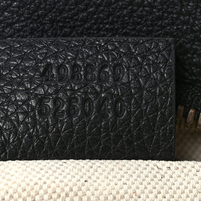 Gucci Grained Calfskin Logo Belt Bag Black 7 of 10