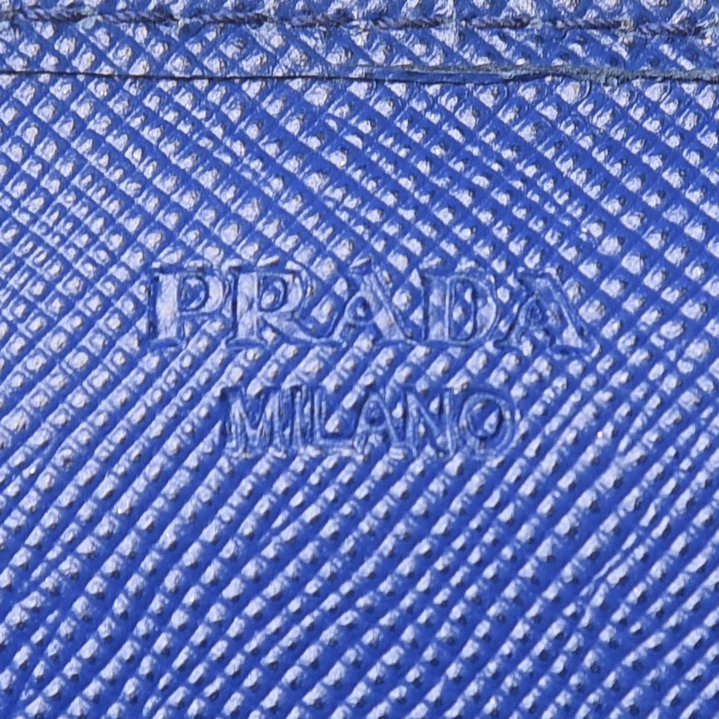 Saffiano Metal Continental Flap Wallet Royal