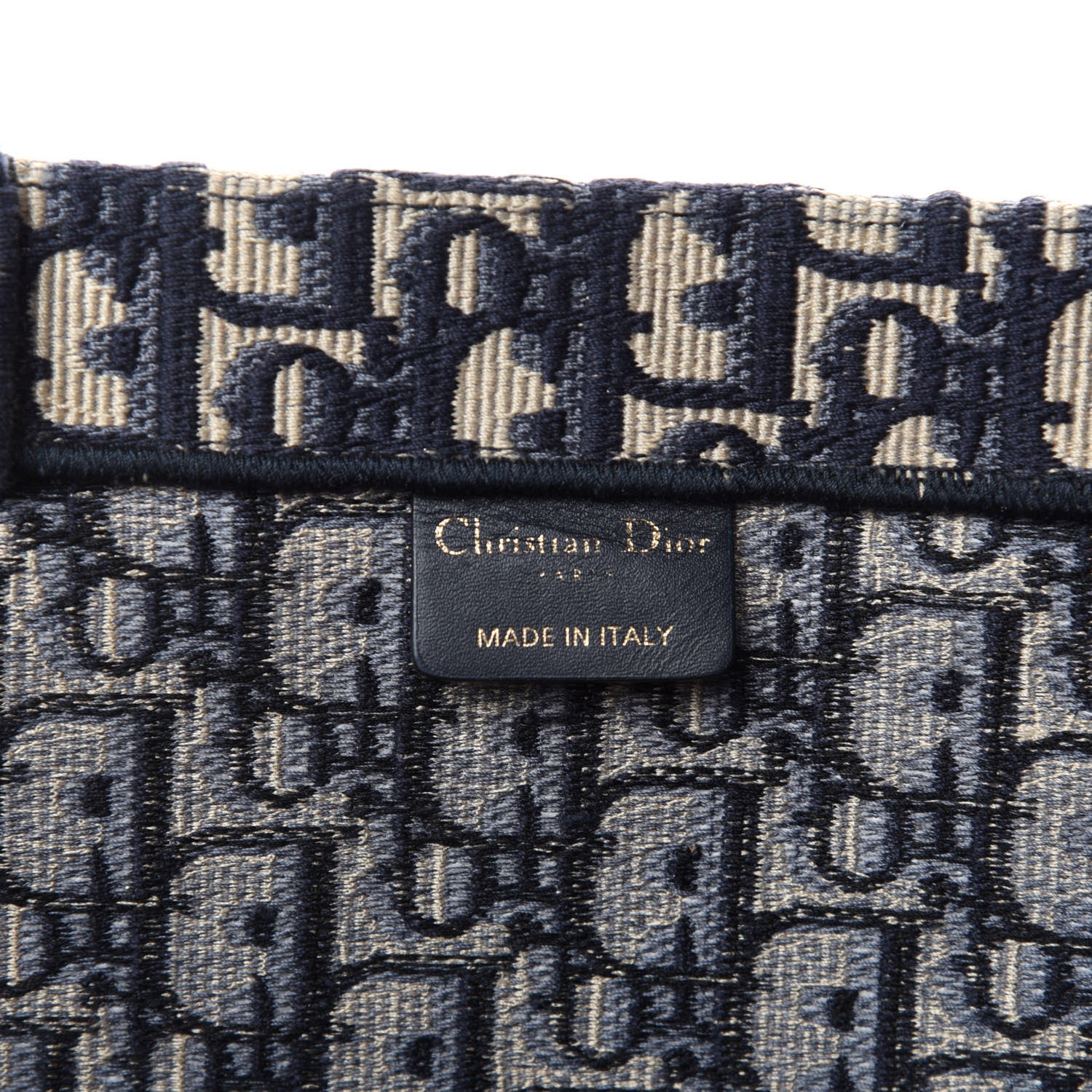 Christian Dior Oblique Book Tote Blue Multicolor 10 of 12