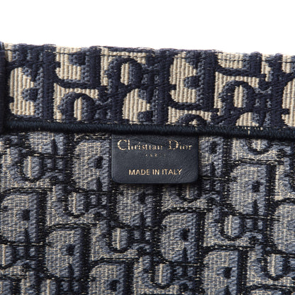 Christian Dior Oblique Book Tote Blue Multicolor 10 of 12