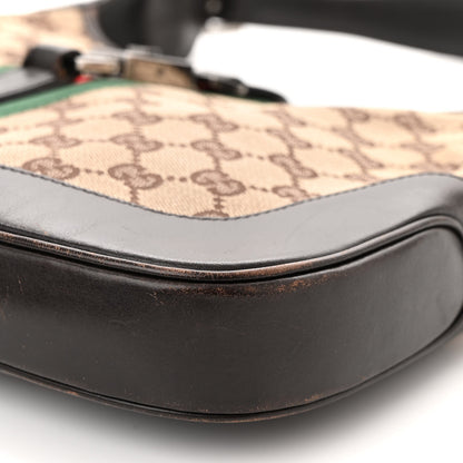 Gucci Monogram Web Jackie O Hobo Dark Brown 10 of 12