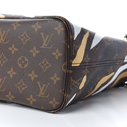 Louis Vuitton X LOL Monogram Neverfull MM Gold Silver 11 of 12