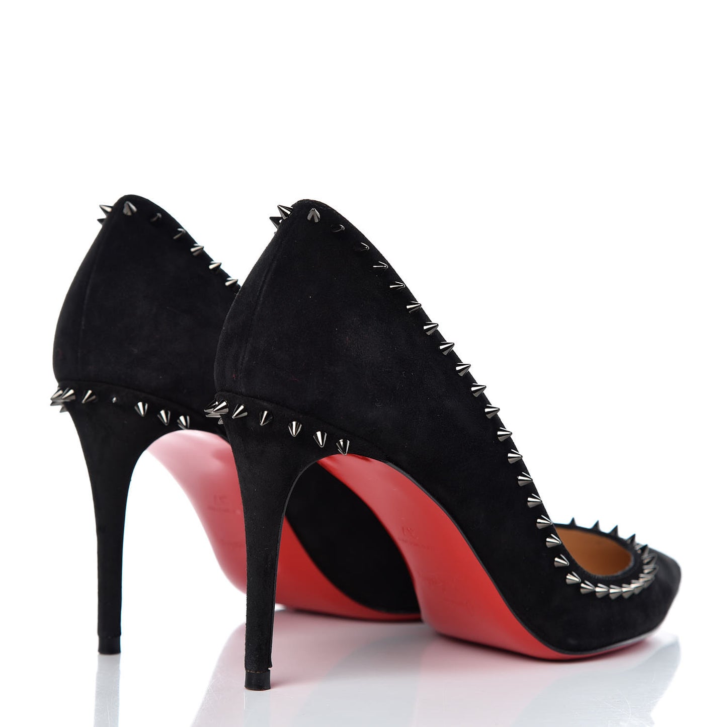 Suede Studded Anjalina 85 Pumps 37 Black
