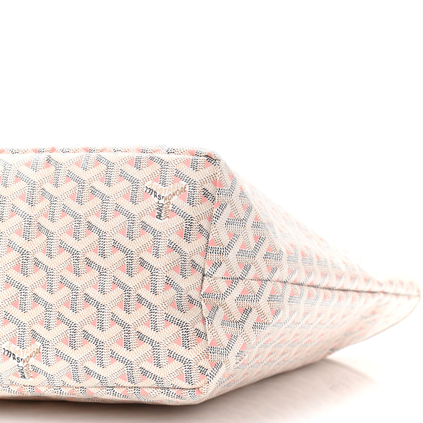 Goyardine Saint Louis Claire Voie PM White Pink
