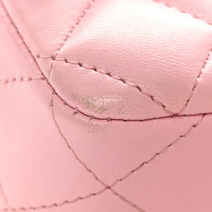 Chanel Lambskin Quilted Mini Rectangular Flap Light Pink 11 of 12