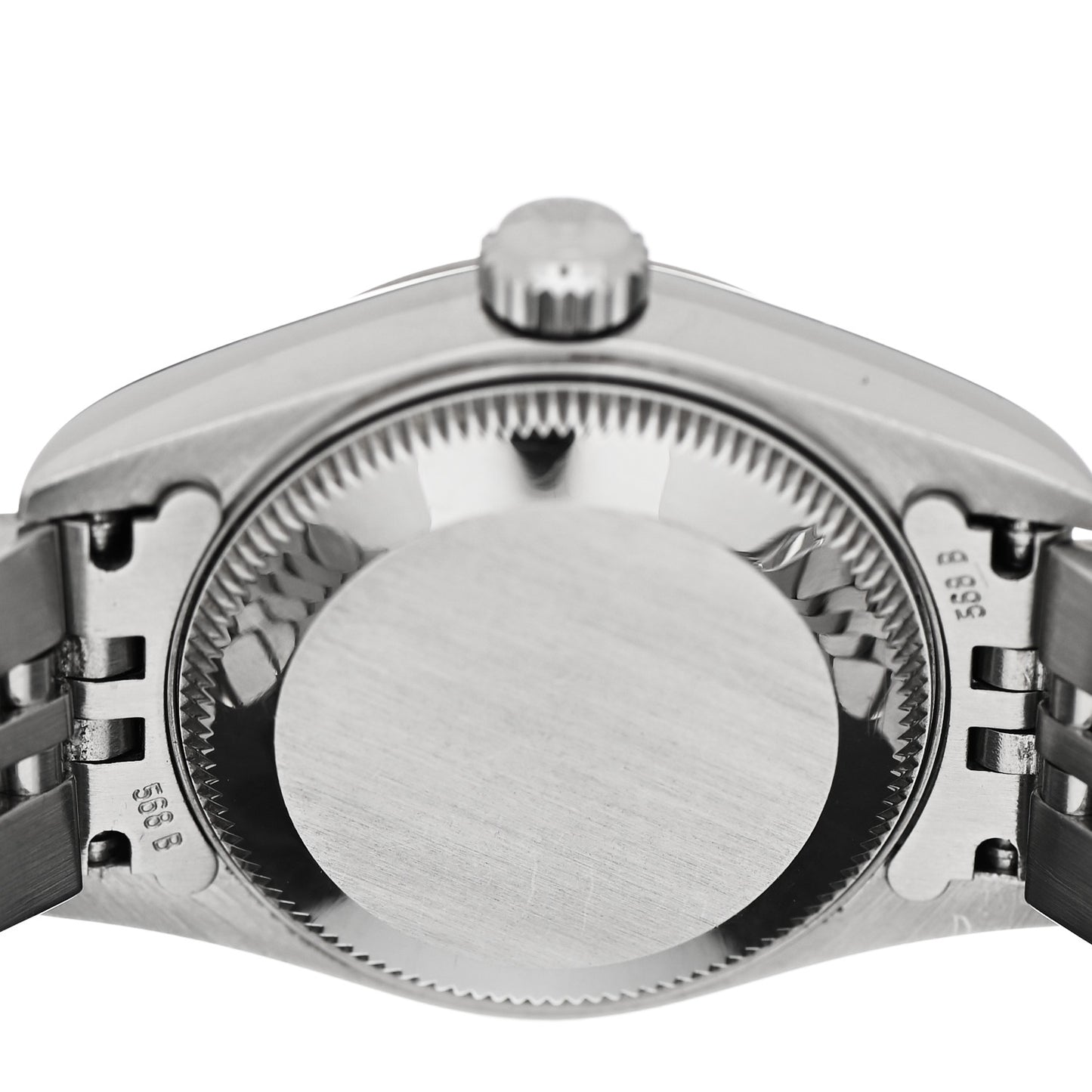 Stainless Steel 18K White Gold Mother of Pearl 26mm Oyster Perpetual Datejust Watch Roman 79174