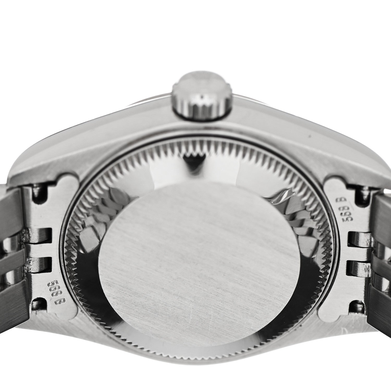Rolex Stainless Steel 18K White Gold Mother of Pearl 26mm Oyster Perpetual Datejust Watch Roman 79174 4 of 4