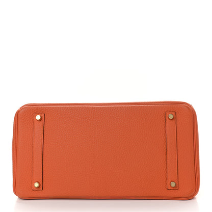 Hermes Togo Birkin 35 Orange 5 of 34