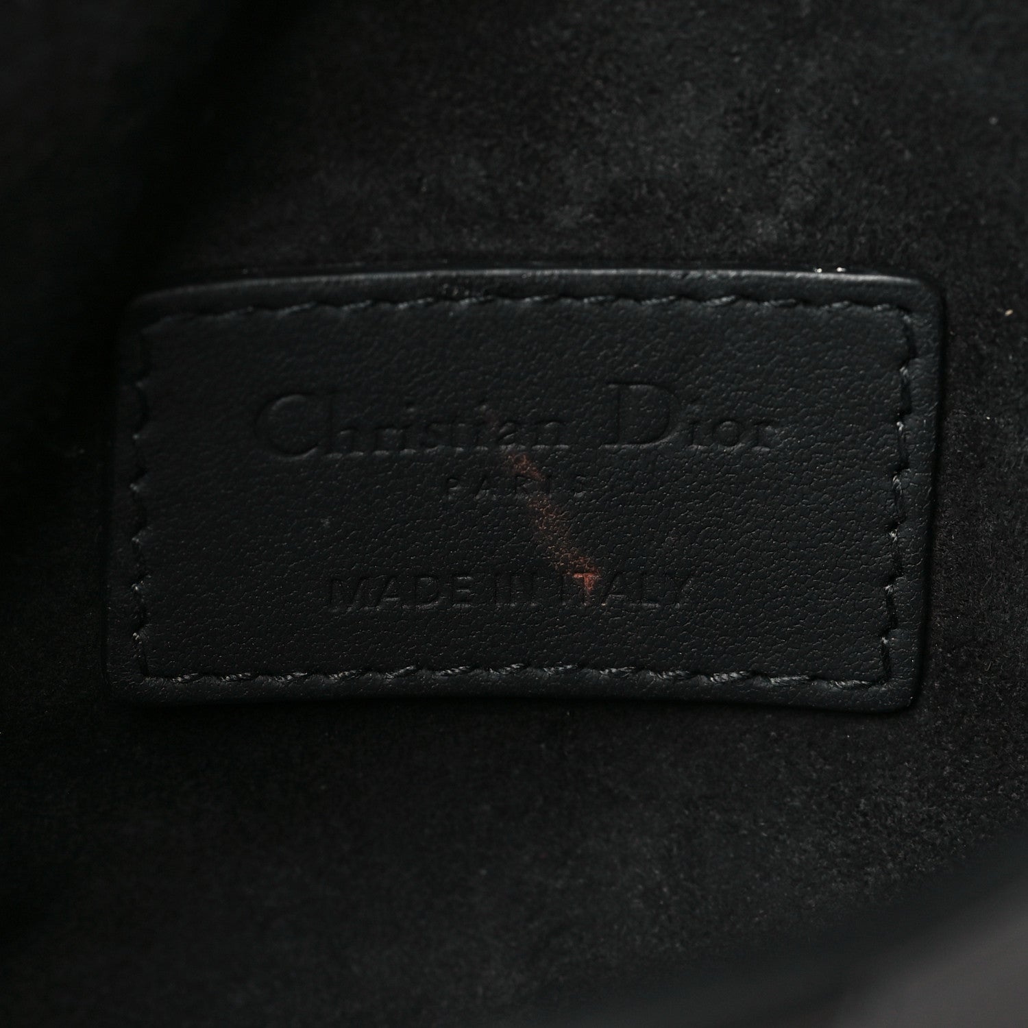 Christian Dior Ultra Matte Calfskin Saddle Belt Bag Black 5 of 8