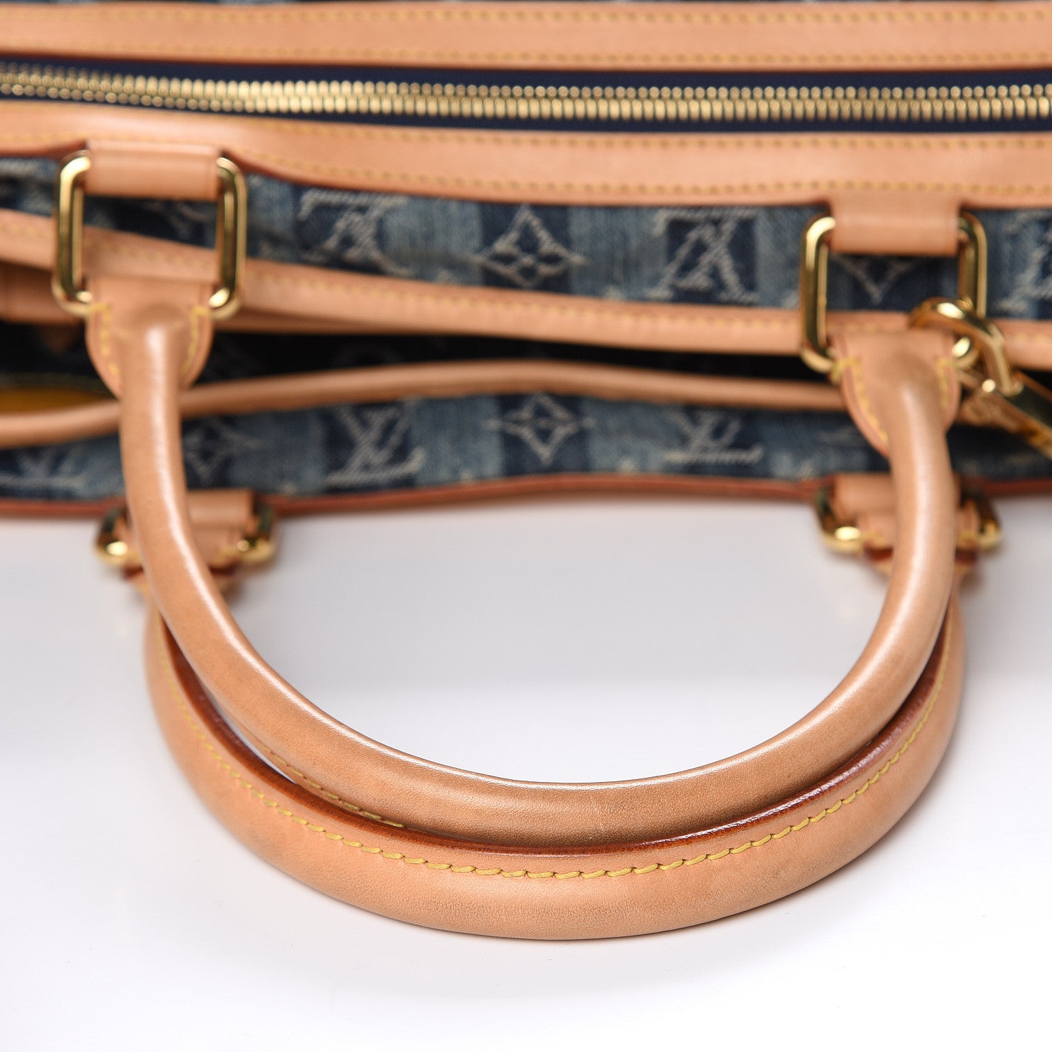 Louis Vuitton Denim Raye Cabas GM 12 of 17