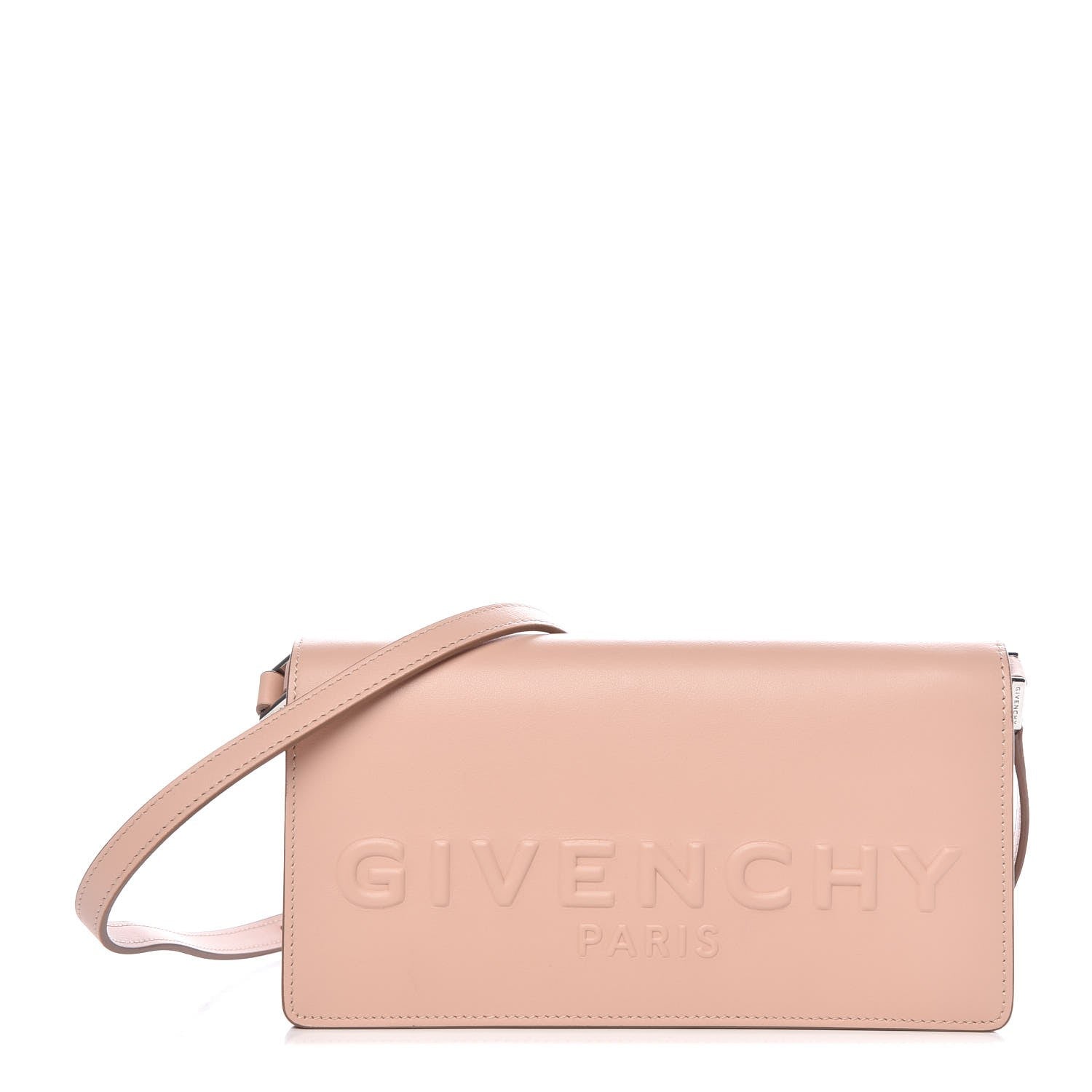 Givenchy Calfskin Logo Debossed Crossbody Light Pink 1 of 7