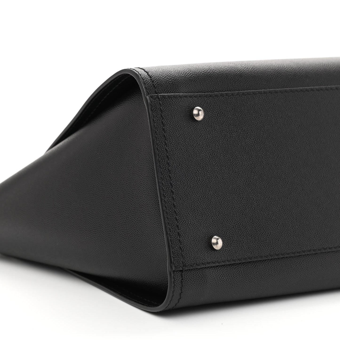 Caviar Small Studded Deauville Tote Black