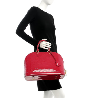 Louis Vuitton Vernis Alma GM Rose Indien 2 of 9