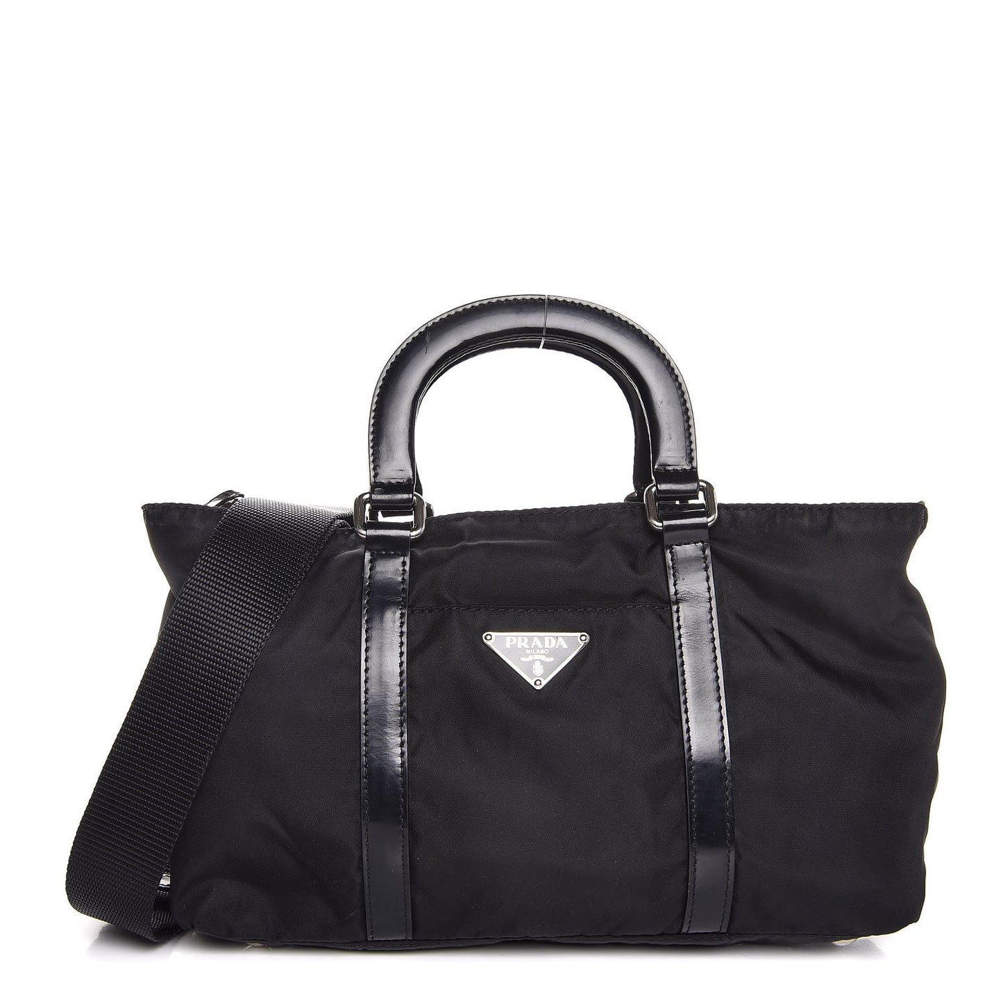 Tessuto Nylon Shoulder Bag Nero Black