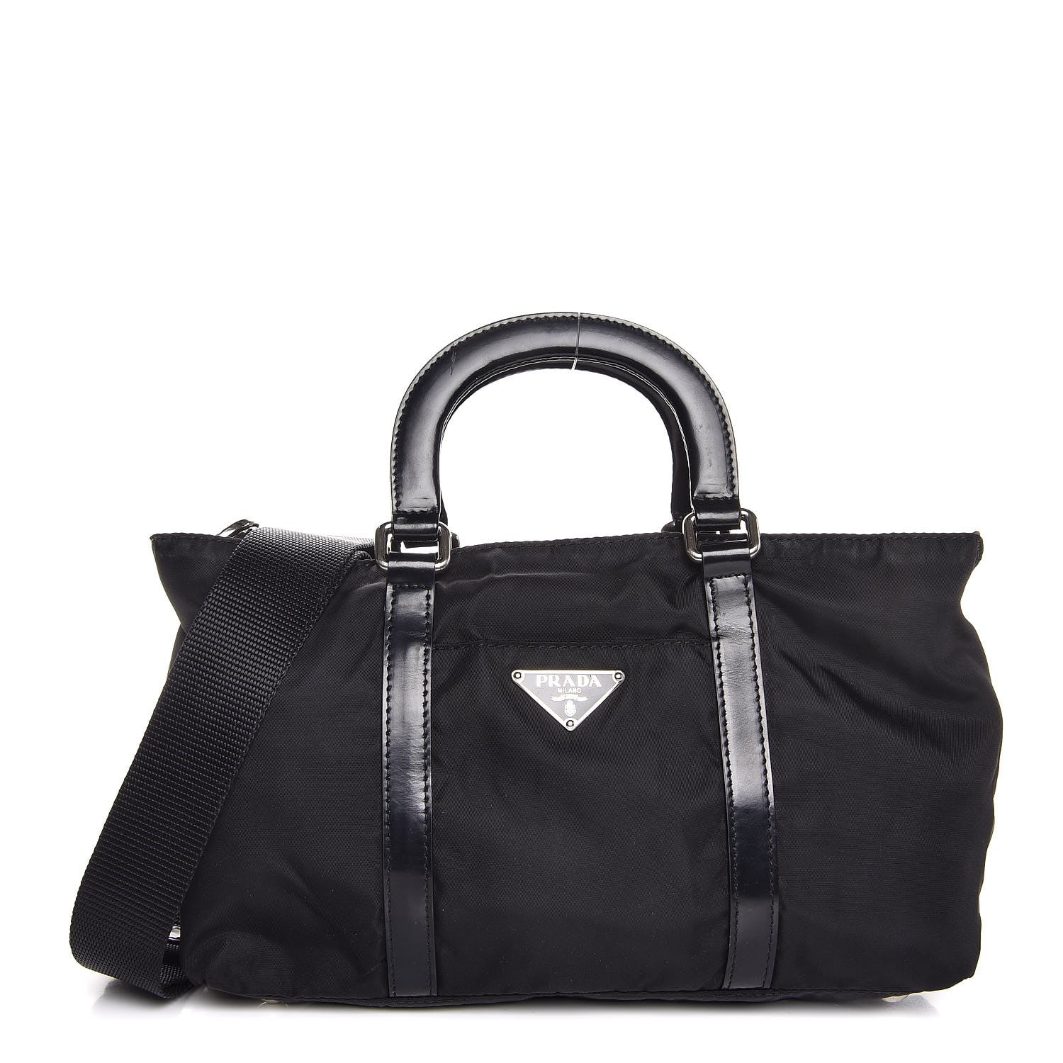Prada Tessuto Nylon Shoulder Bag Nero Black 1 of 7