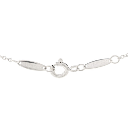 Tiffany Sterling Silver Aventurine Elsa Peretti Color by the Yard Pendant Necklace 4 of 5