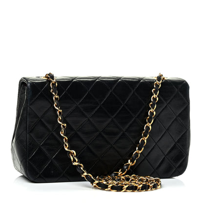 Chanel Lambskin Quilted Small Single Flap Black 2 of 4