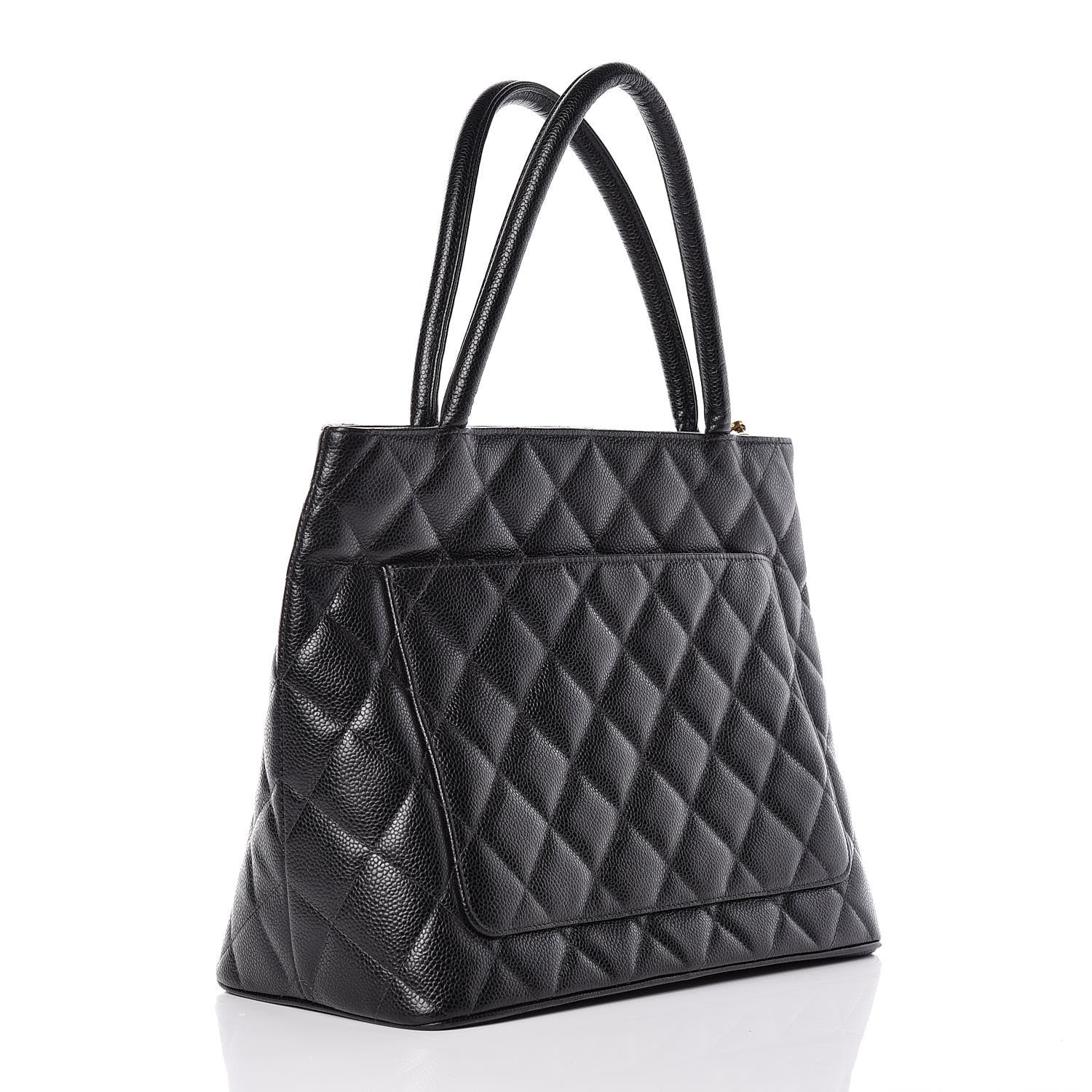 Chanel Caviar Quilted Medallion Tote Black 3 of 11