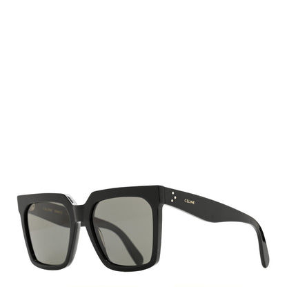 Celine Acetate Polarized Oversized Sunglasses CL4055IN Black 1 of 7