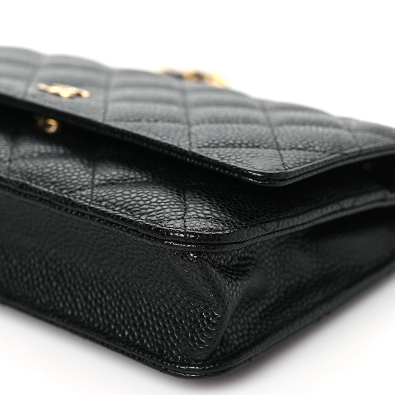 Chanel Caviar Quilted Wallet on Chain WOC Black 10 of 11
