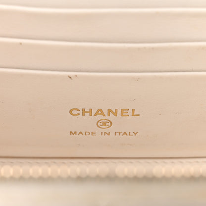 Chanel Caviar Quilted Small Vanity Case With Chain White 6 of 14