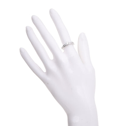 Tiffany 18K Platinum Diamond .31ct Engagement Ring 52 6 9 of 12