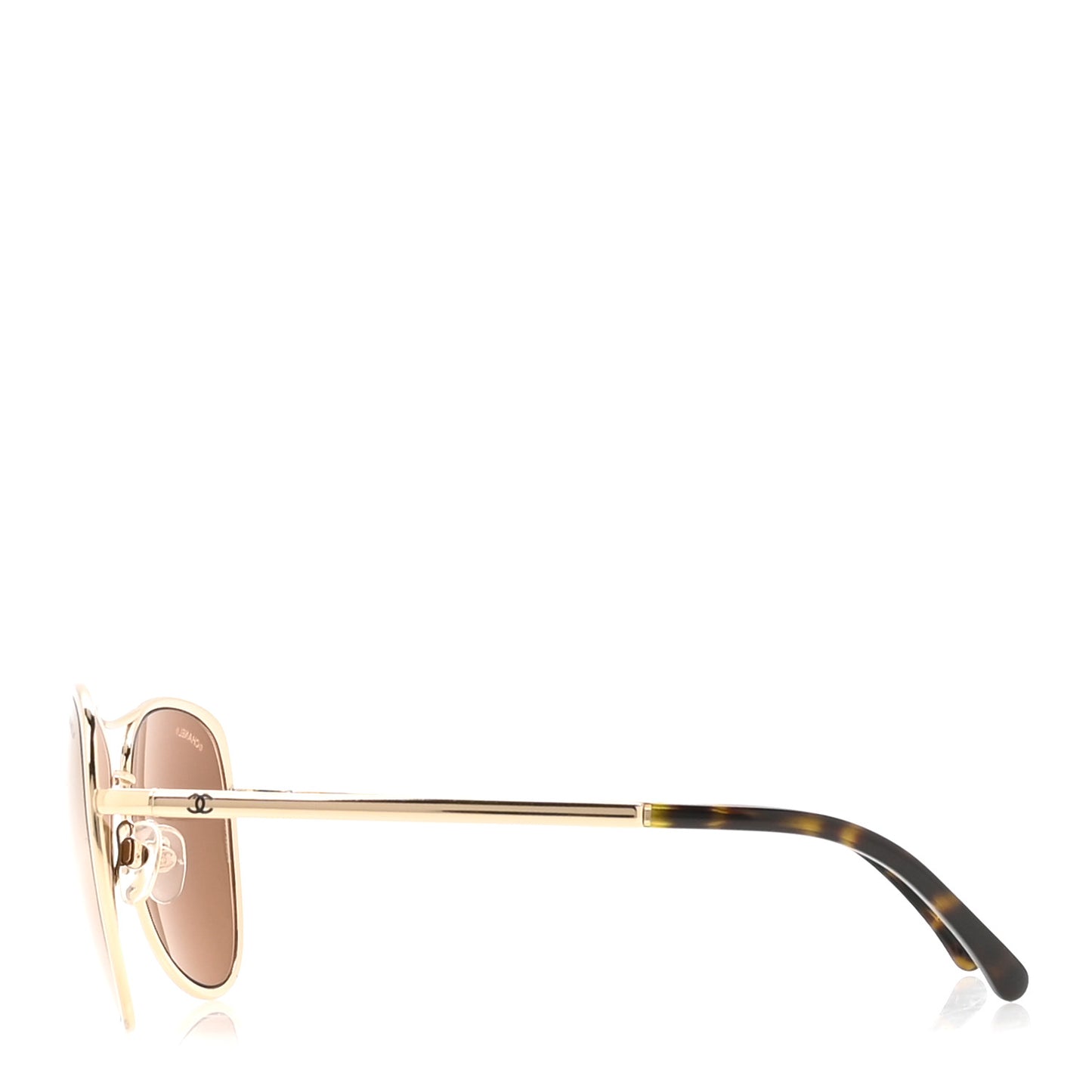 Metal Mirrored Pilot Summer Sunglasses 4223 Gold