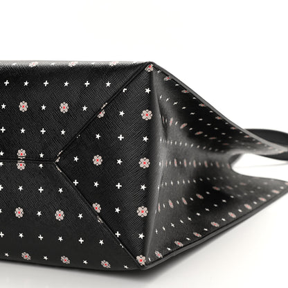 Givenchy Textured Coated Canvas Mini Lilies Print Tote Black 11 of 11