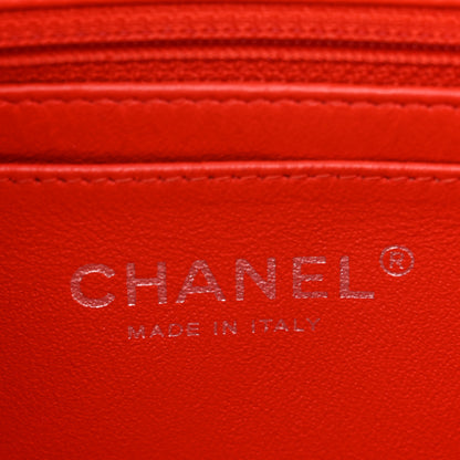 Chanel Patent Calfskin Quilted Mini Rectangular Flap Red 7 of 10