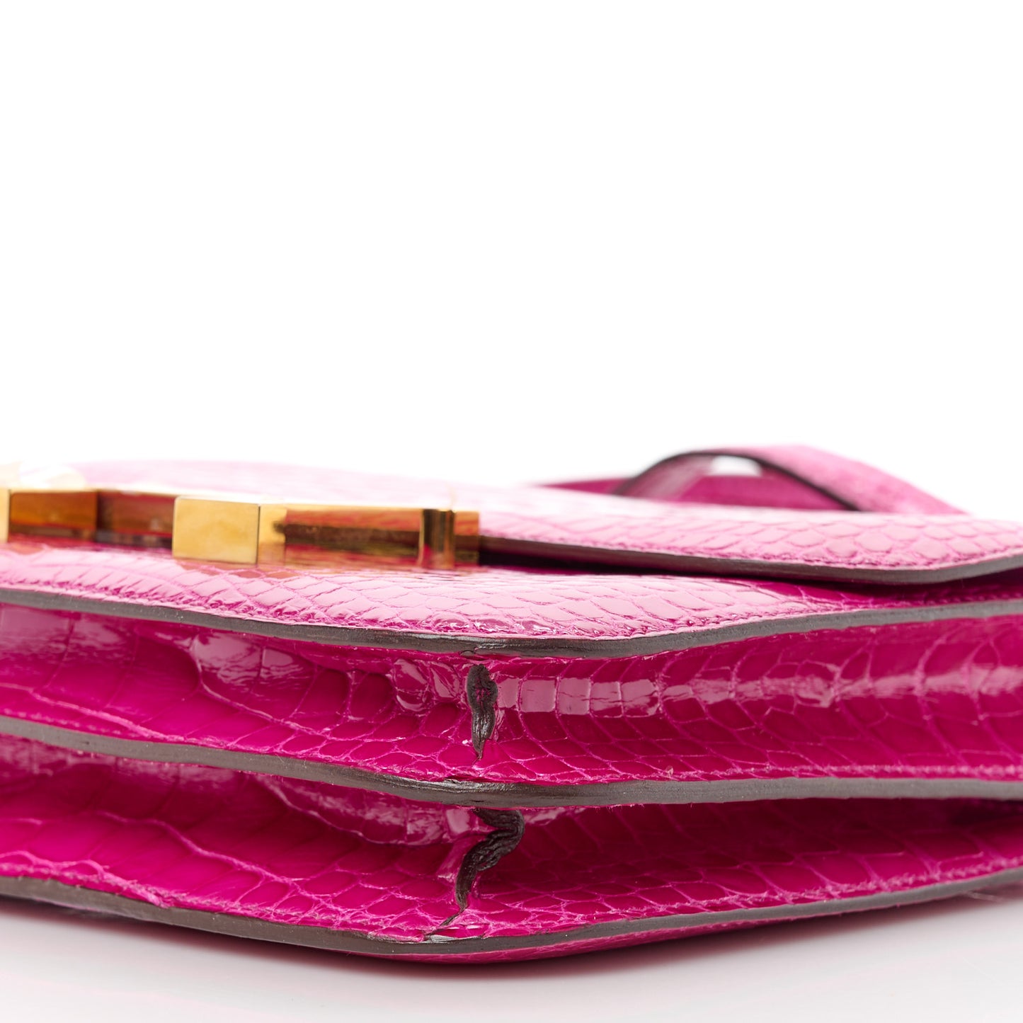 Shiny Alligator Constance 18 Rose Scheherazade