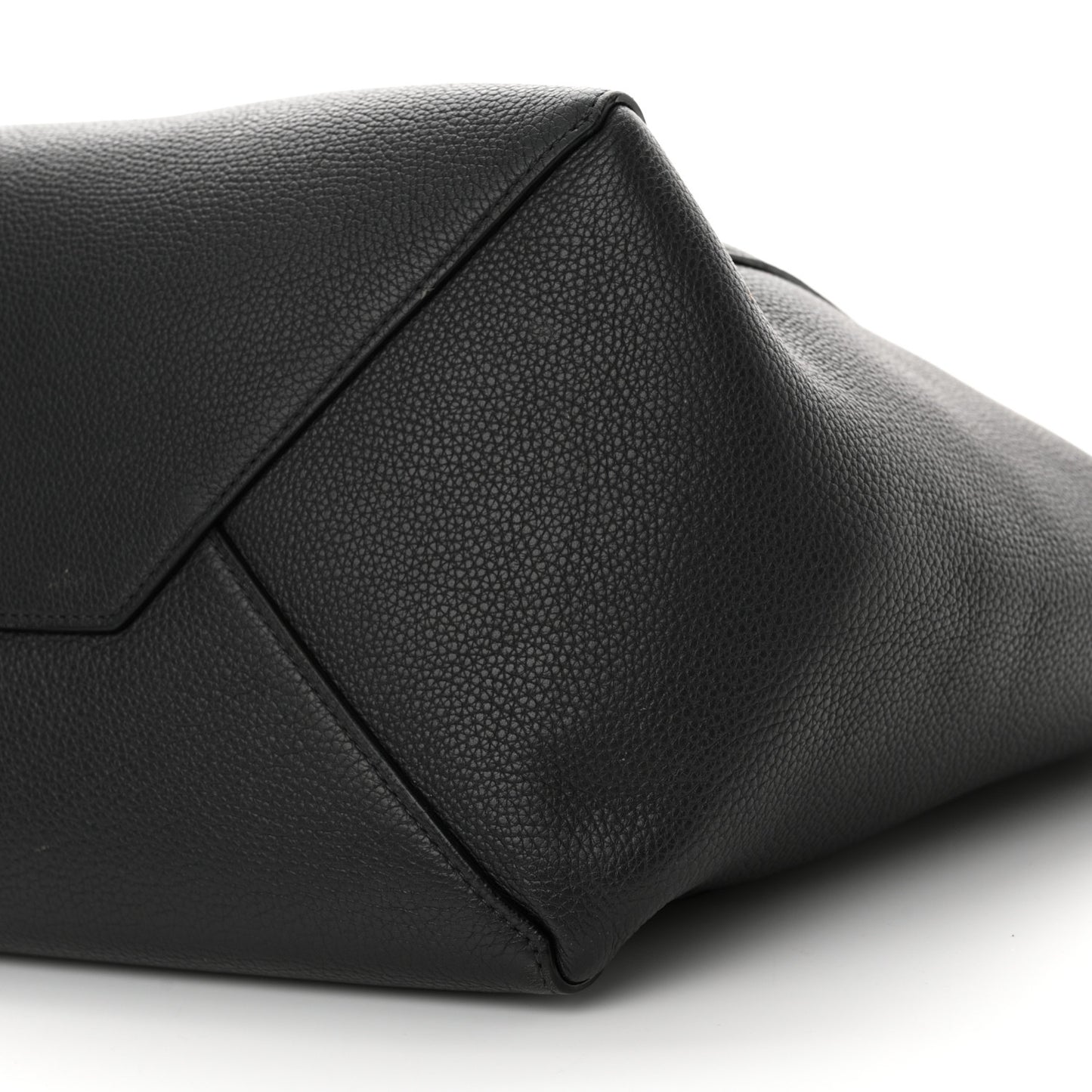 Soft Grained Calfskin Small Belt Cabas Phantom Grey