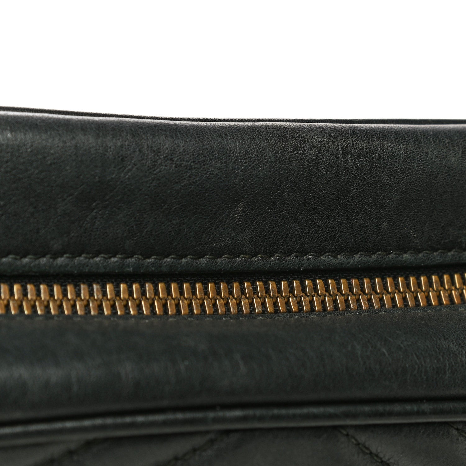 Gucci Calfskin Matelasse Small GG Marmont Chain Shoulder Bag Black 31 of 33