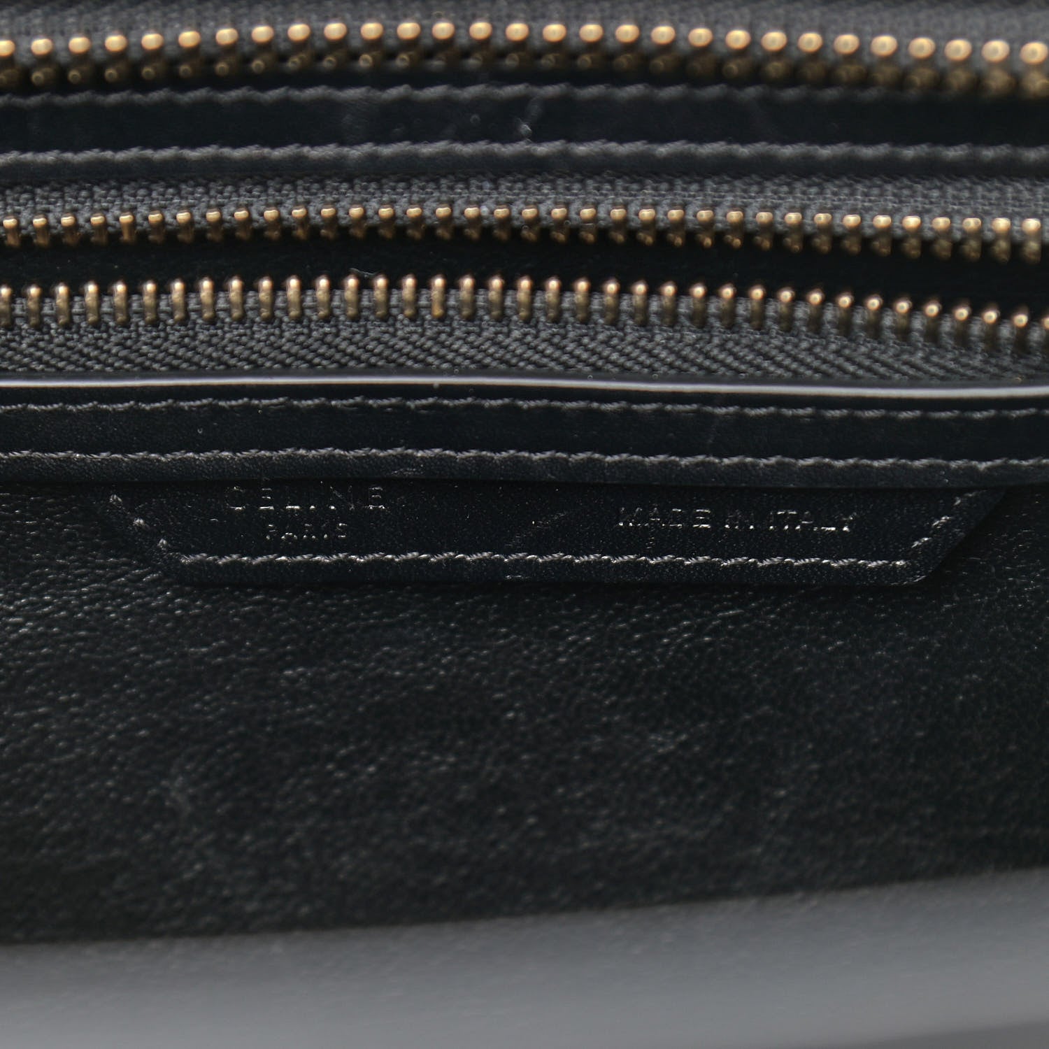 Celine Bullhide Drummed Calfskin Micro Tri-Color Luggage Antarctic 6 of 24