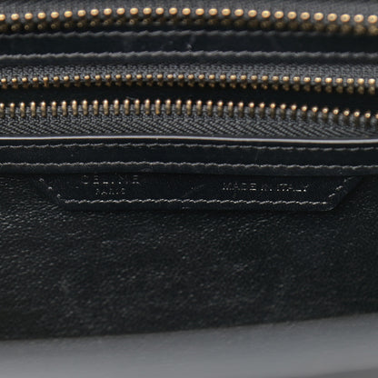 Celine Bullhide Drummed Calfskin Micro Tri-Color Luggage Antarctic 6 of 24
