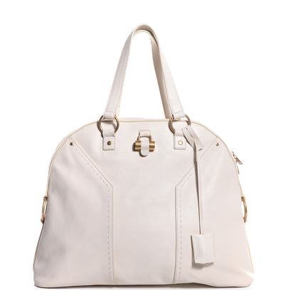 Saint Laurent Leather Oversized Muse Ivory 1 of 9