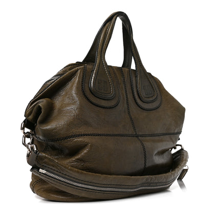 Givenchy Wrinkled Lambskin Medium Nightingale Light Khaki 3 of 11